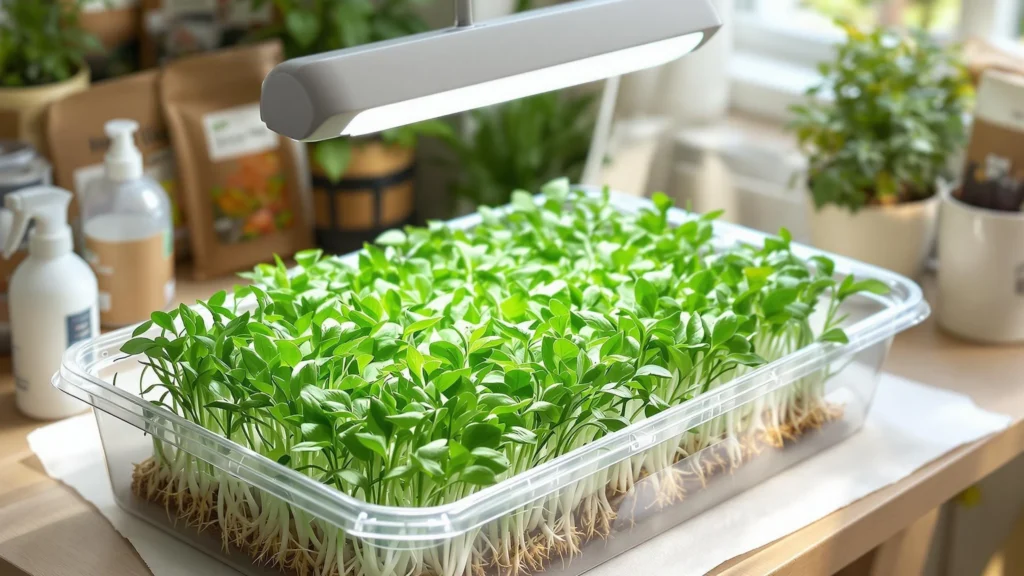 No Soil? No Problem! Growing Microgreens Hydroponically