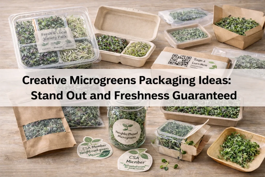 Creative Microgreens Packaging Ideas: Stand Out and Freshness Guaranteed