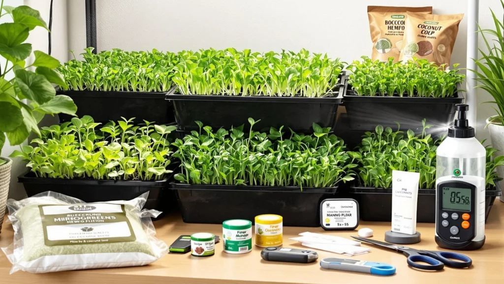 Essential Microgreens Growing Supplies You Need to Start