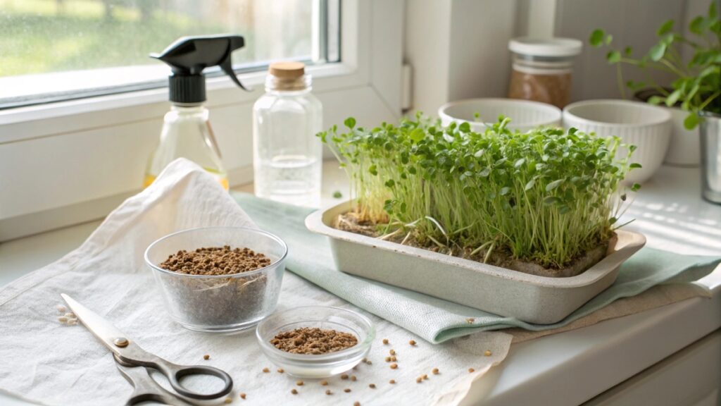 How to Grow Flax Seeds Microgreens