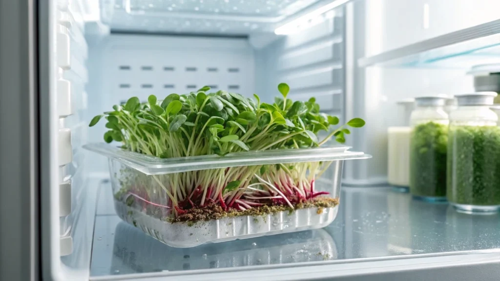 How to Store Microgreens