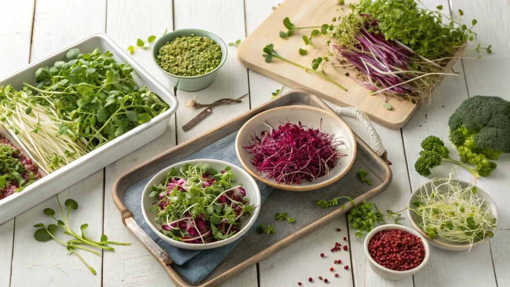 Top 50 Most Popular Microgreens List (With Flavor, Nutrition & Culinary Uses)