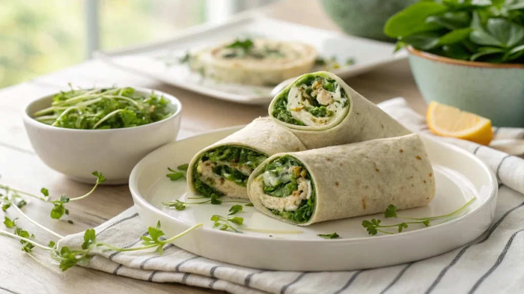 Delicious Microgreens Wraps