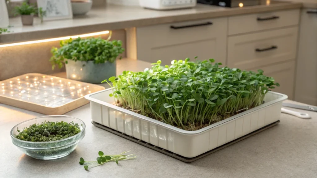 How to Grow Cauliflower Microgreens at Home: Benefits and Recipes.
