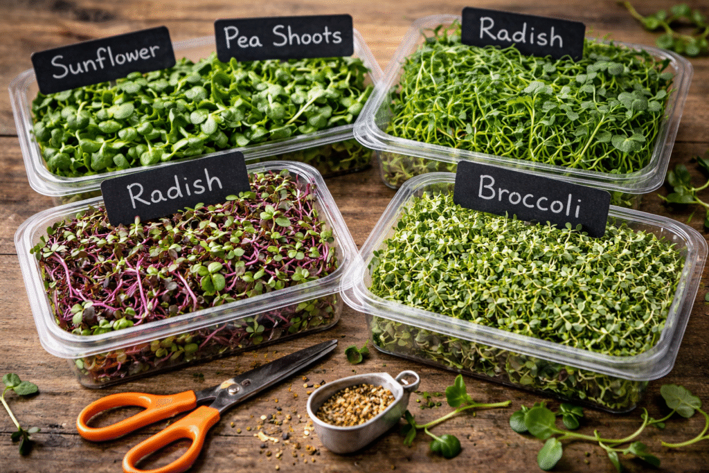 Start with four proven varieties.