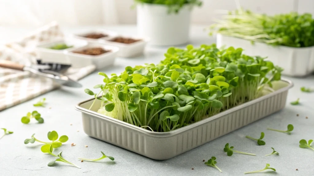 How to Grow Lettuce Microgreens Indoors: Benefits, Tips & Easy Recipes