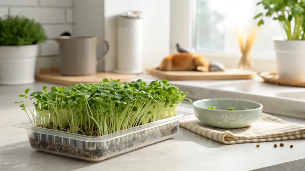 How to Grow Microgreens for Pets: Safe Greens for Dogs and Birds