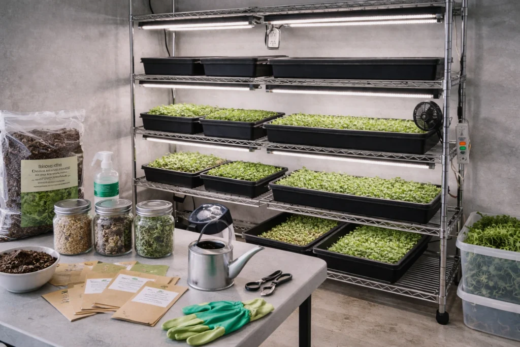 Microgreens Growing Essentials